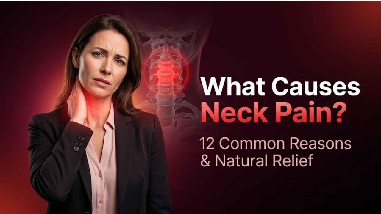 What Causes Neck Pain? 12 Common Reasons and How to Get Relief Naturally