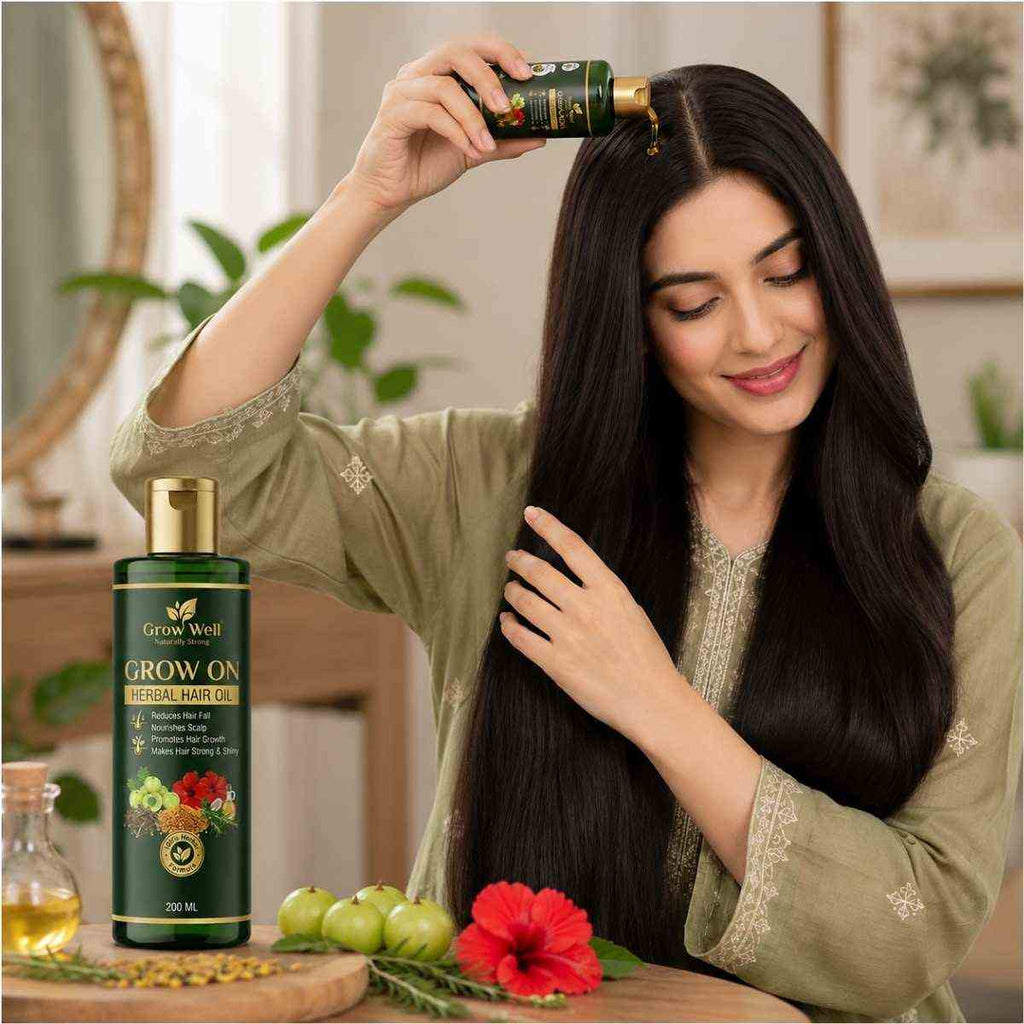 GROW-ON™ Premium Herbal Hair Oil