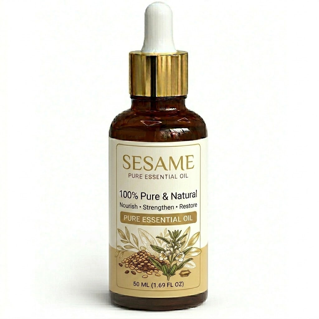 100% Pure Cold Pressed Sesame Oil (50ml)