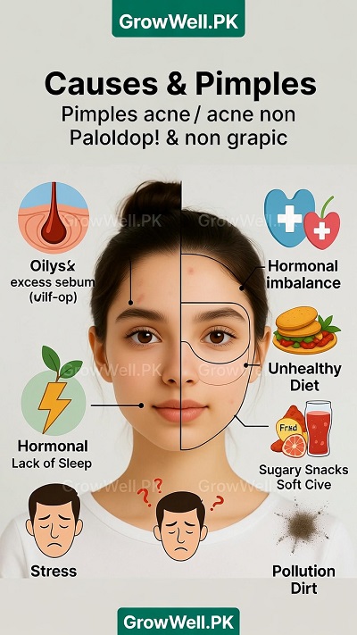 causes of acne and pimples